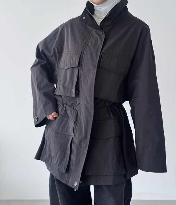 Front Utility Pockets Jacket