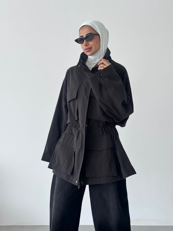 Front Utility Pockets Jacket