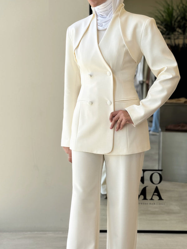 Drape Blazer Set