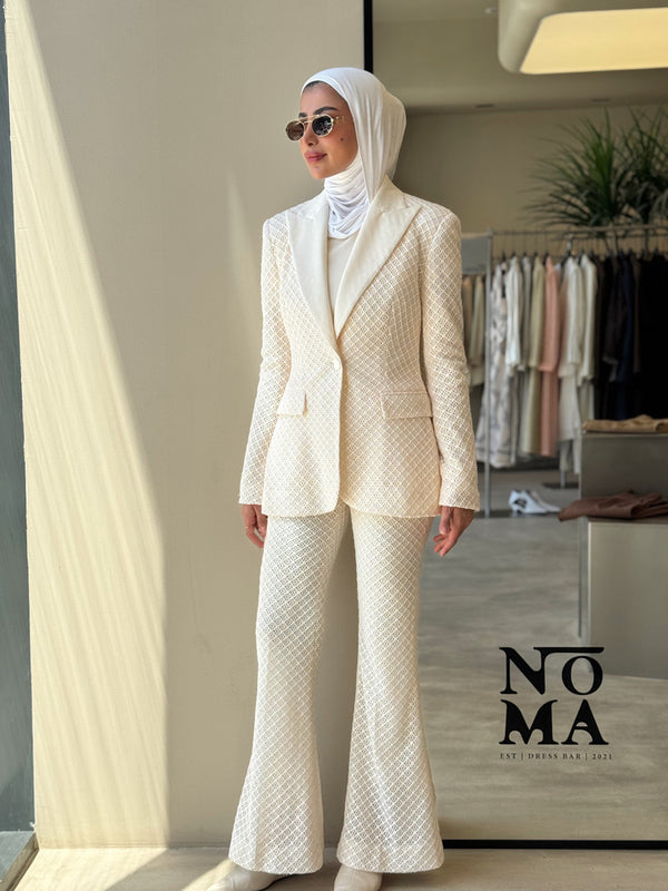 Pointed Lapel Elegant 2PC Sets
