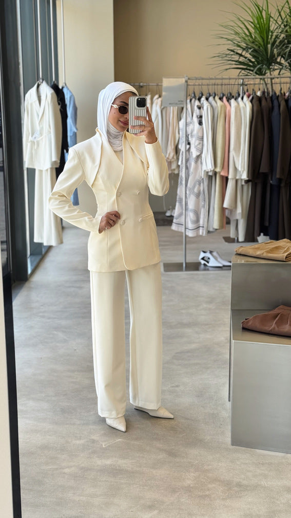 Drape Blazer Set