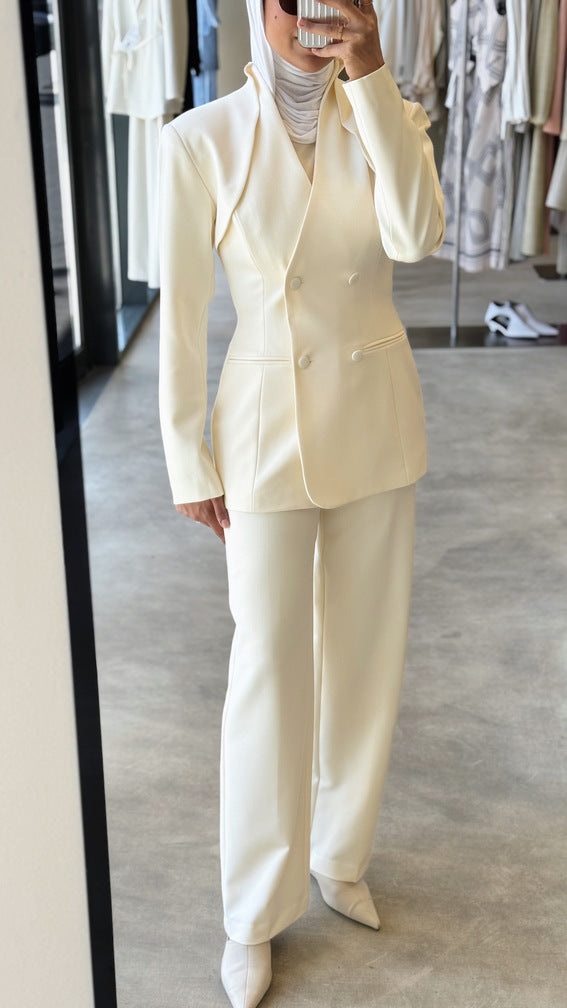 Drape Blazer Set