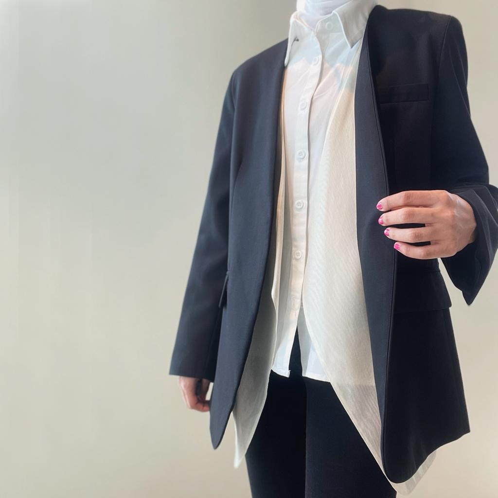 Womens Alexander McQueen black Wool Asymmetric Tuxedo Jacket | Harrods #  {CountryCode}