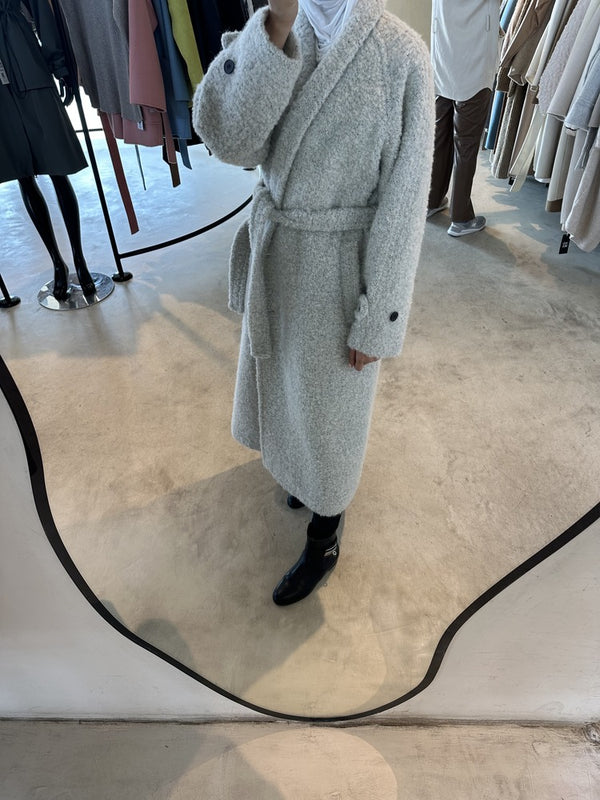 Elegant Woolen Coats For Women Lace-up