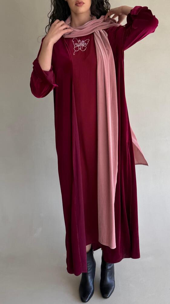 Butterfly Embellished Kaftan