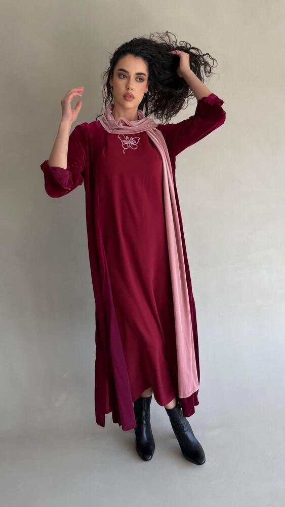 Butterfly Embellished Kaftan