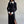 White Pointed Collar Skirt Set