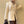 Shell Buttoned Linen V-neck Blazer