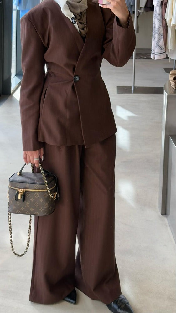 Office Lady One Button 2PC Set