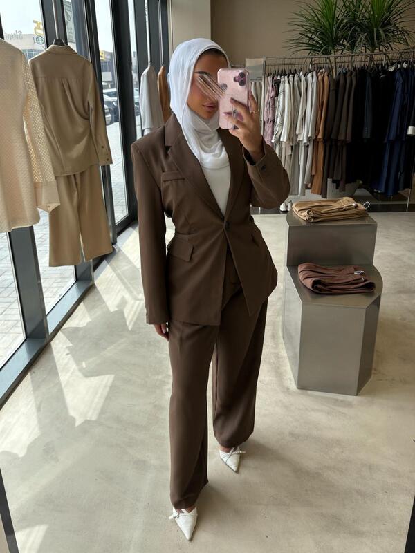 Sashes Loose Blazer Set