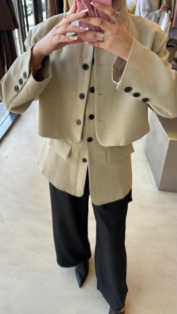 2-in-1 Blazer Vest