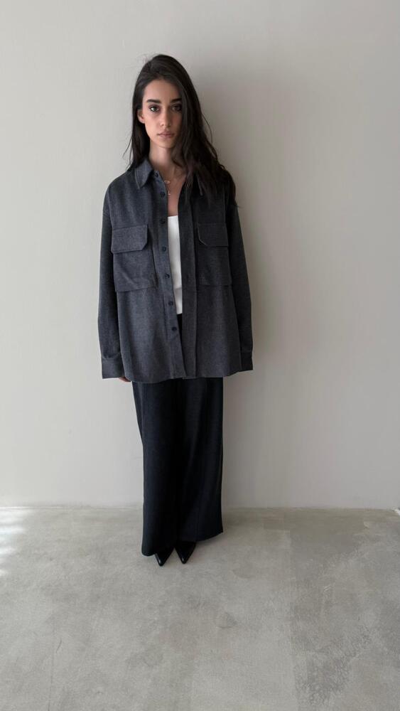 Woolen Chest Pockets 2PC Set