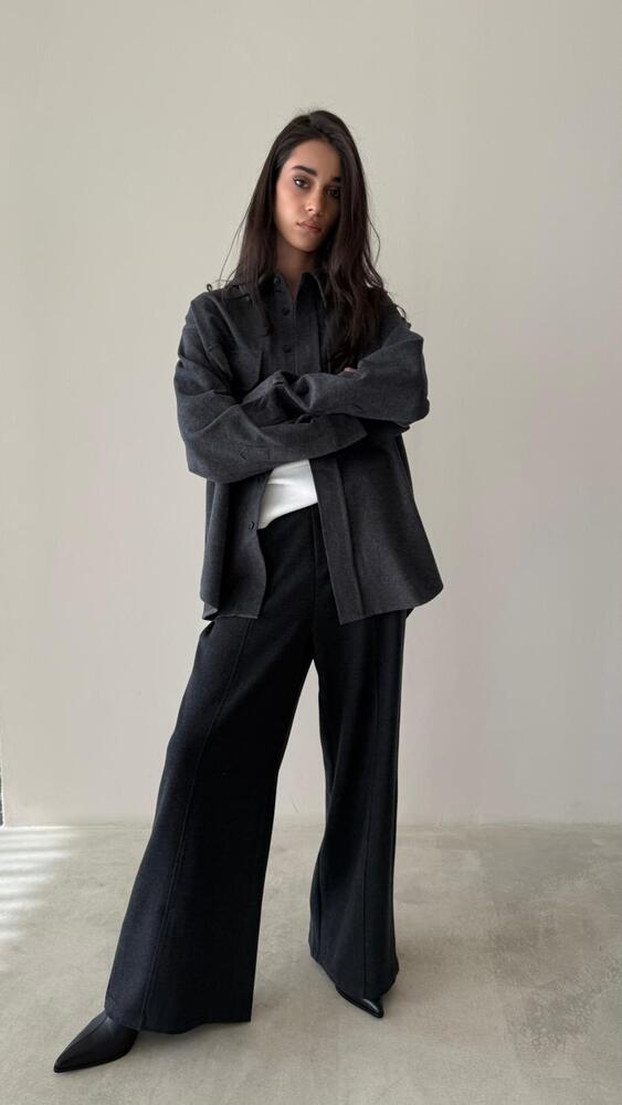 Woolen Chest Pockets 2PC Set