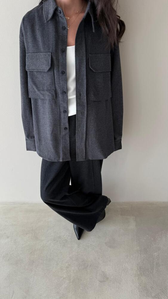 Woolen Chest Pockets 2PC Set