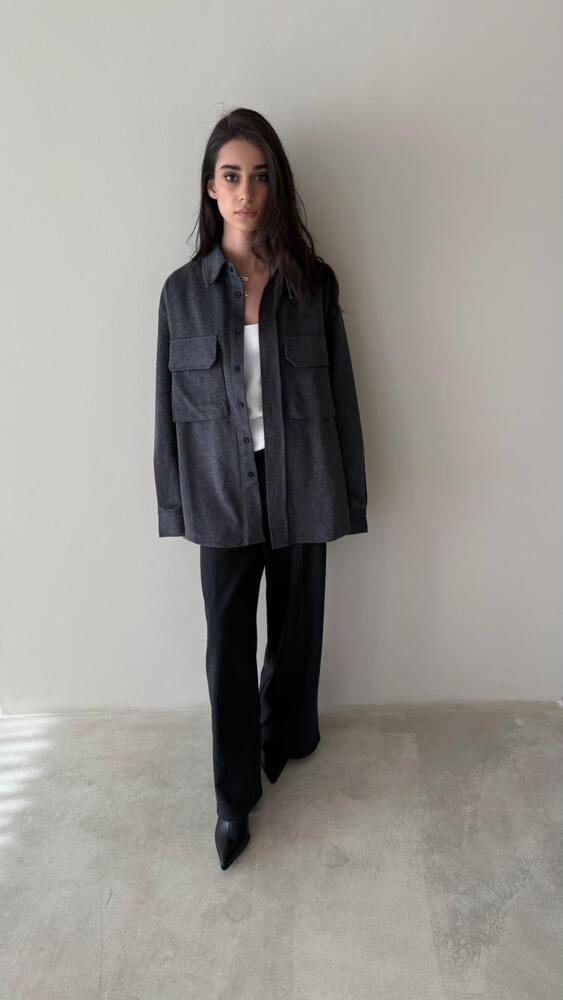 Woolen Chest Pockets 2PC Set