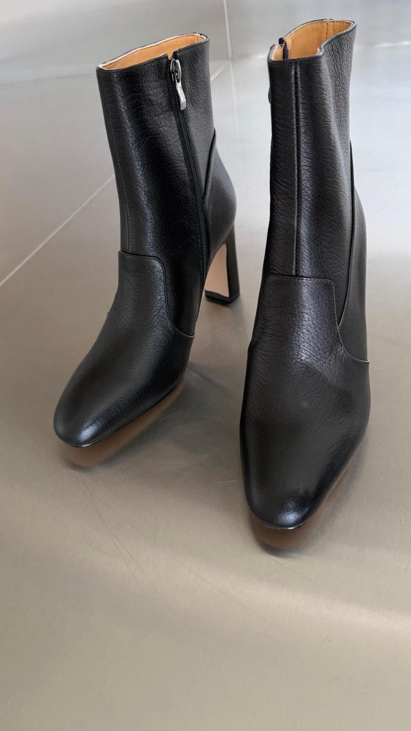 Platform Leather Boots