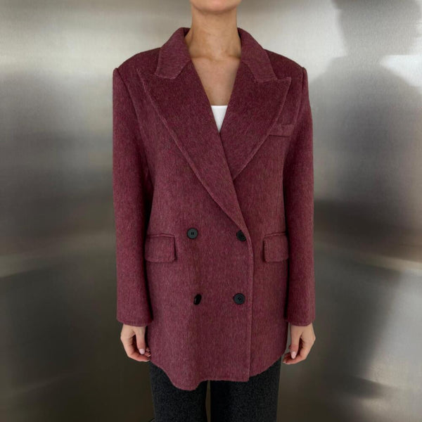 Wide Pointed Collared Jacket