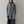 Built-in Scarf Round Neck Jacket
