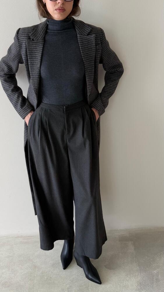 Micro-checked Coat