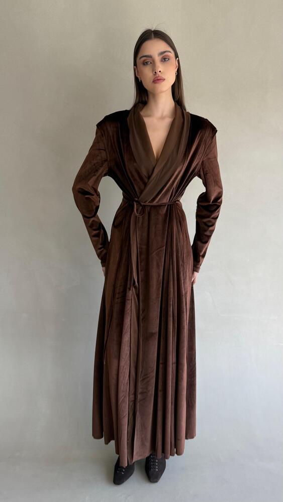 Velvet Wrap Kaftan