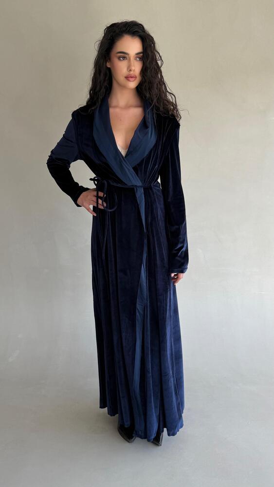Velvet Wrap Kaftan