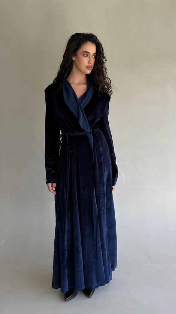 Velvet Wrap Kaftan
