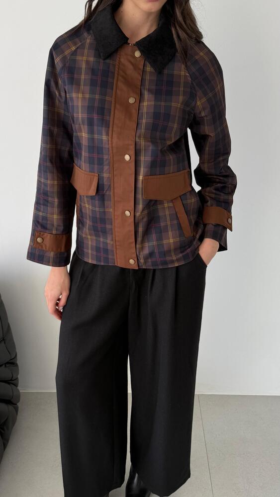 Multicoloured Plaid Jacket