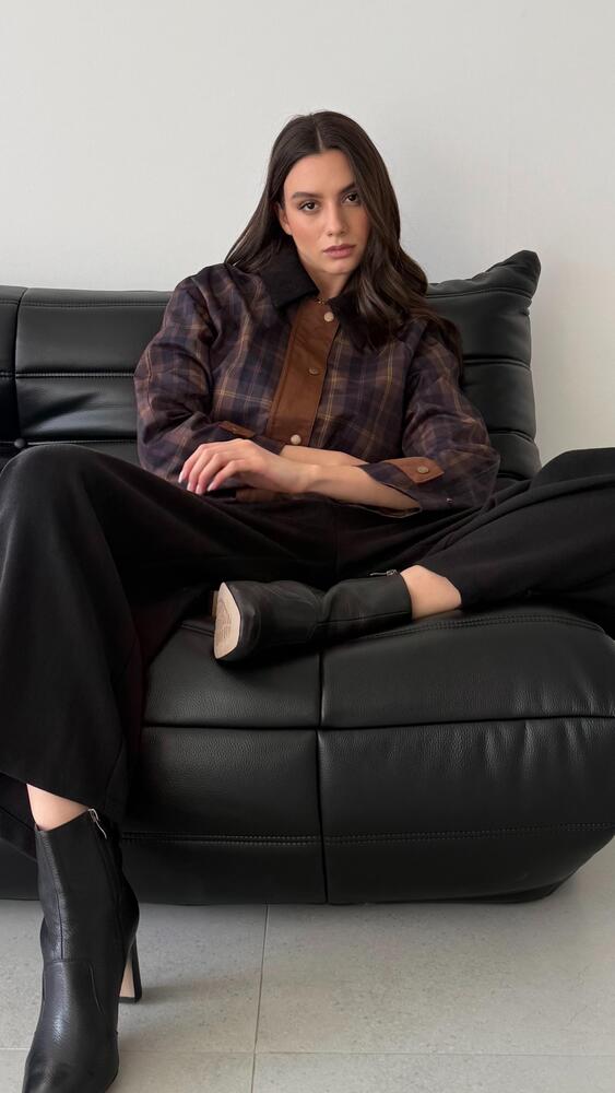 Multicoloured Plaid Jacket