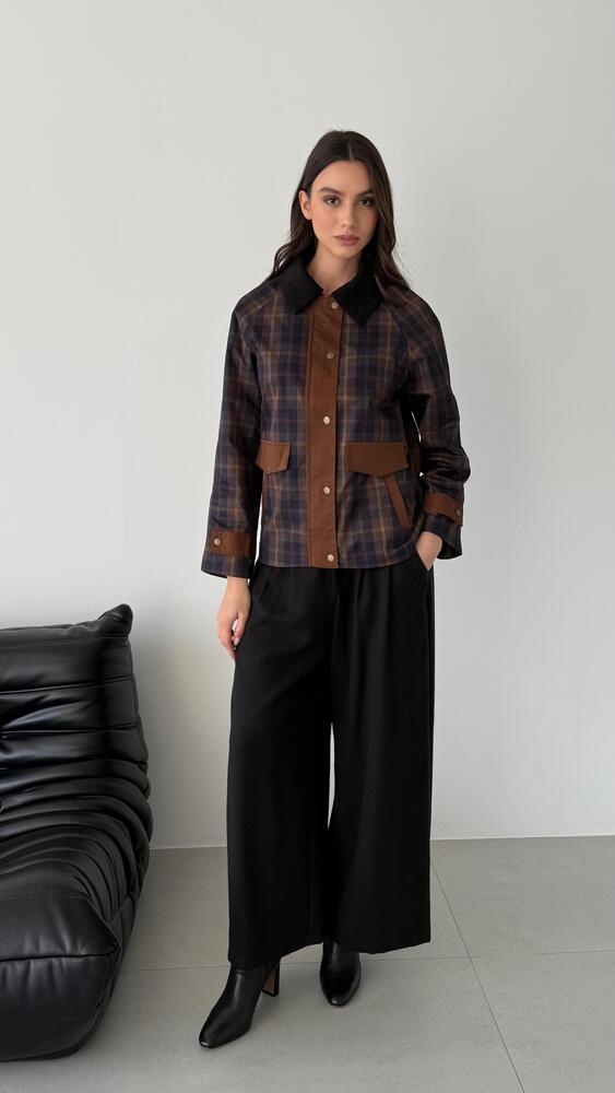 Multicoloured Plaid Jacket