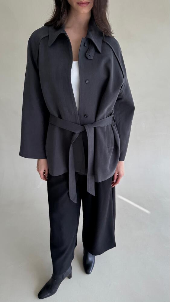 Double-seam Pocket Jacket w/ Belt