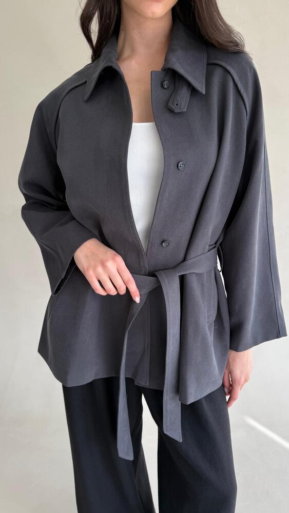 Double-seam Pocket Jacket w/ Belt