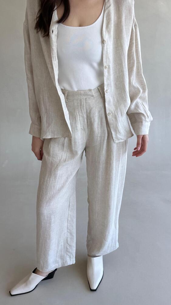 V-neck Shirt Set