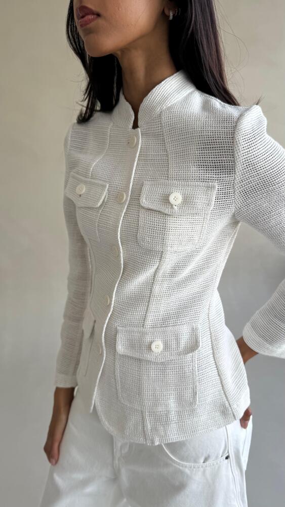 Safari Knitted  Jacket