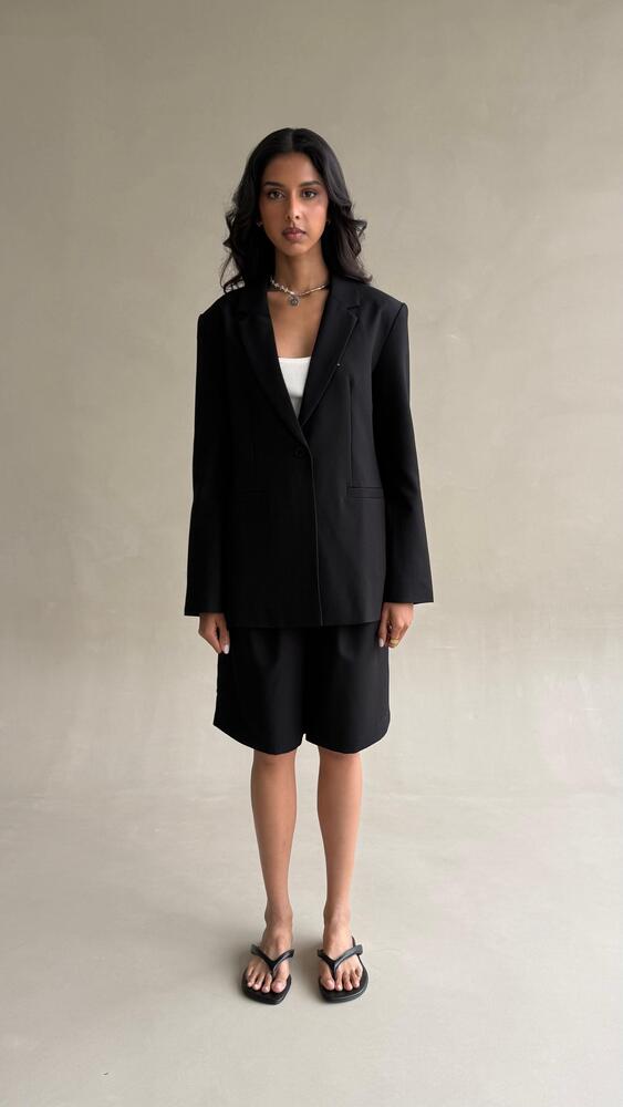 Lapel blazer + Short Set