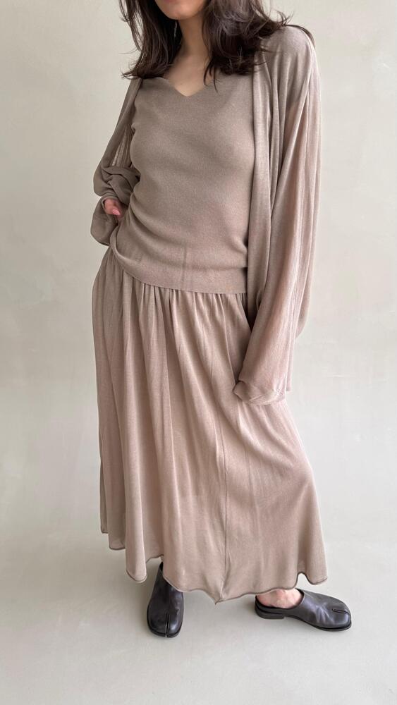 3PC Open Fronted Cardigan Set