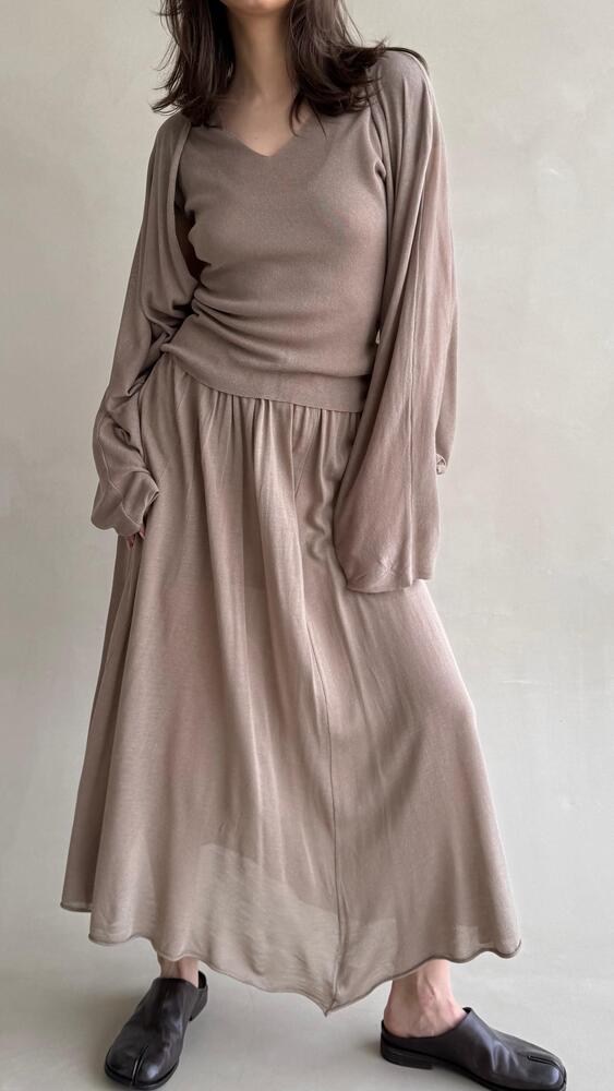 3PC Open Fronted Cardigan Set