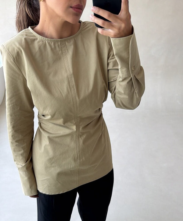 Flippy Hem Longsleeves Top