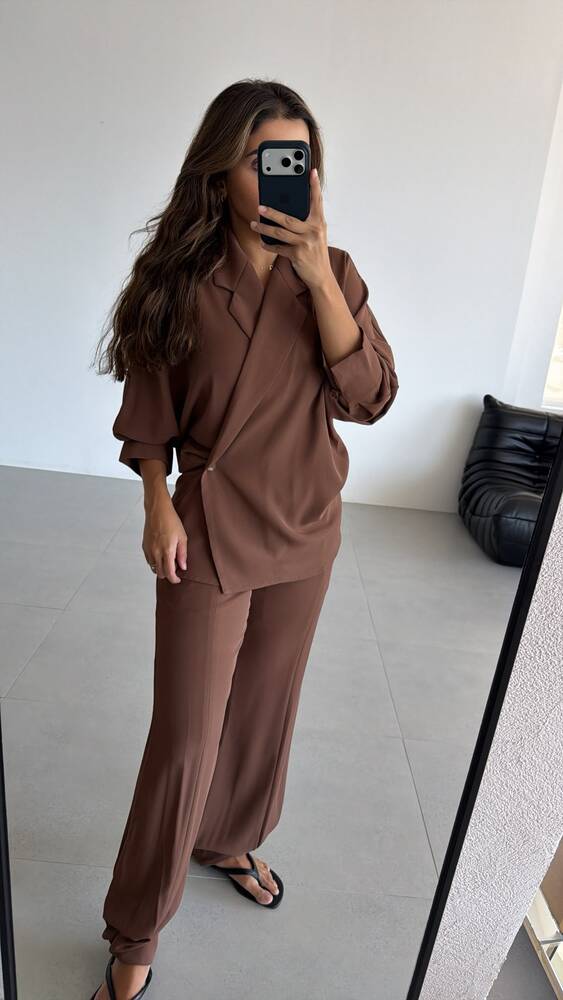 Batwing Sleeves Blazer & Pants