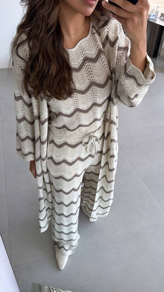 Chevron Loungewear 3pc Set