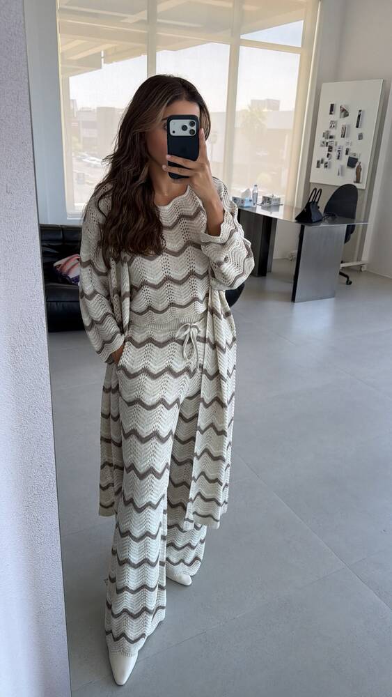 Chevron Loungewear 3pc Set