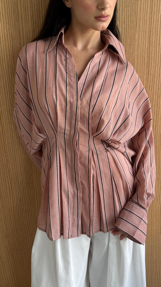 Flared Peplum Shirt