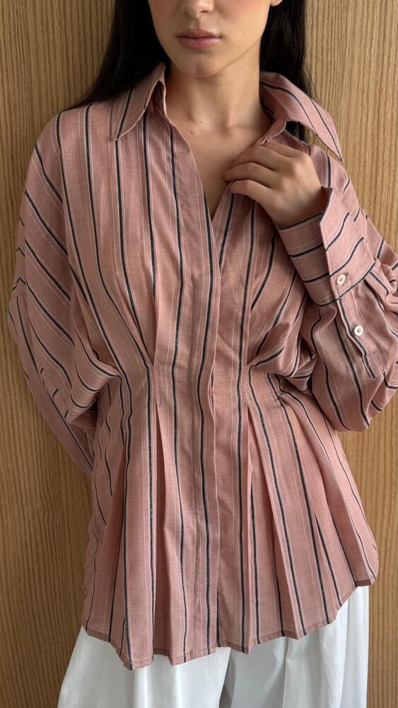 Flared Peplum Shirt