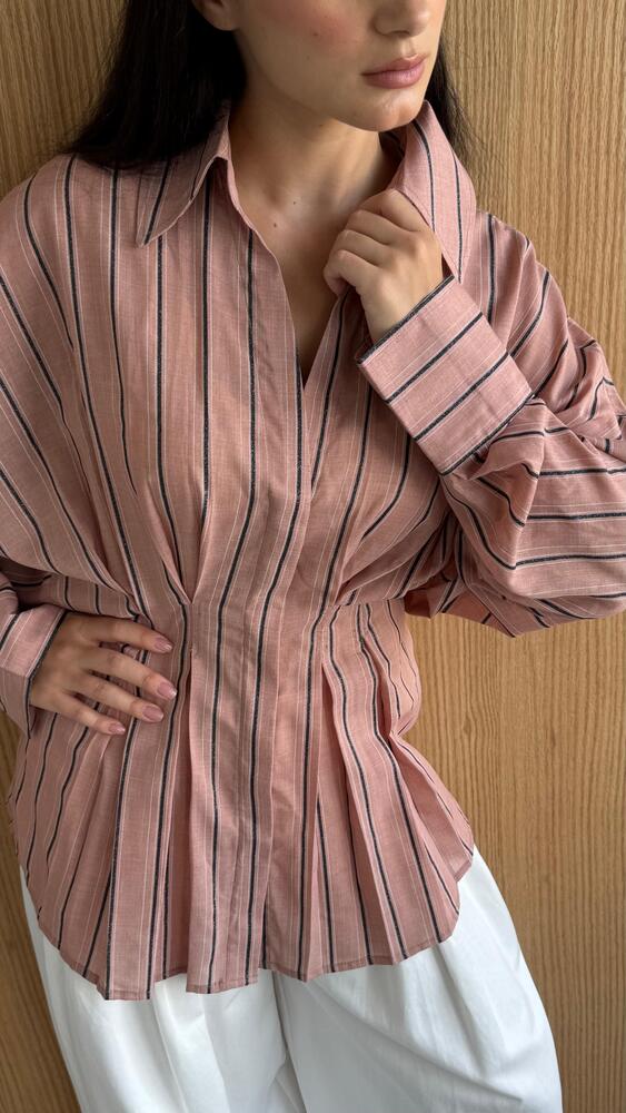Flared Peplum Shirt