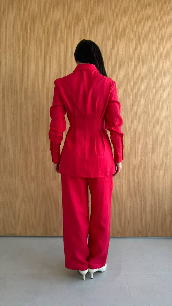 Peplum Hem Shirt & Pants