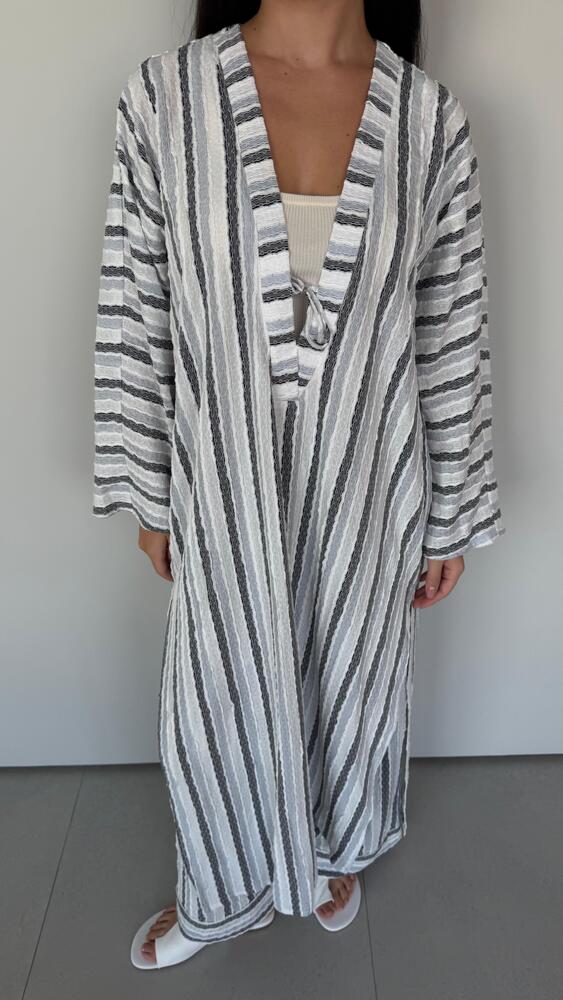 Stripe Tunic Dress  Set