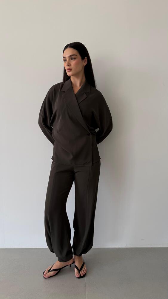 Batwing Sleeves Blazer & Pants