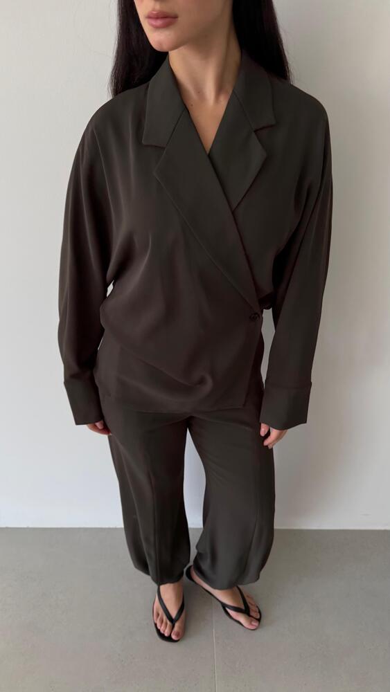 Batwing Sleeves Blazer & Pants