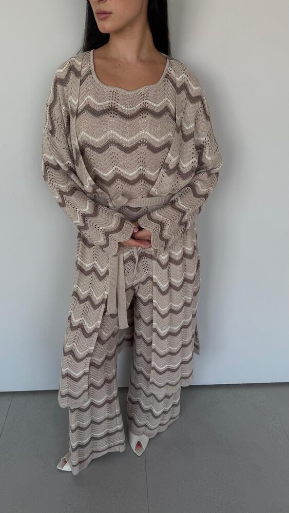 Chevron Loungewear 3pc Set