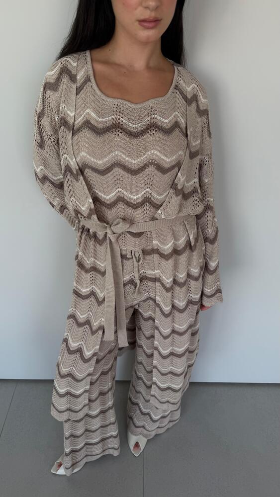 Chevron Loungewear 3pc Set