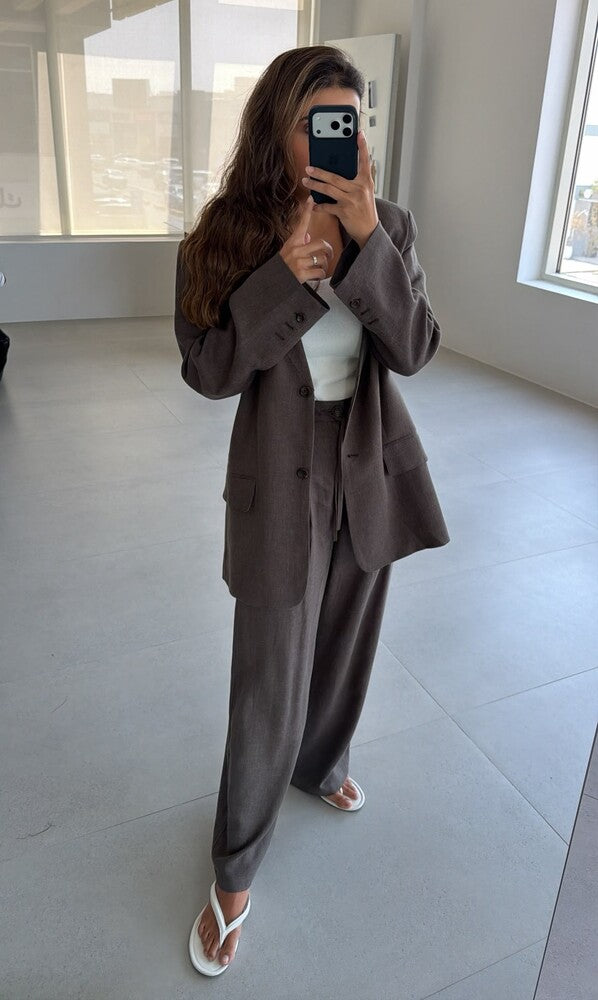 Vneck Loose Blended Set